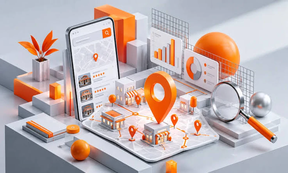 Agency directory profile with client reviews